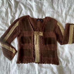 Vintage Crochet Cardigan